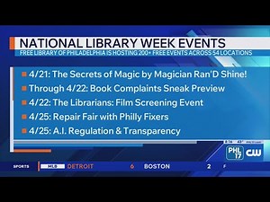 The Free Library of Philadelphia celebrates National Library Week | PHL17 Morning News