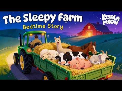 Sleepy Farm Bedtime Story 🚜 💤 Gentle, Dreamy & Safe for Kids 😴 Farm Animals & Sleepy Tractors 🐷