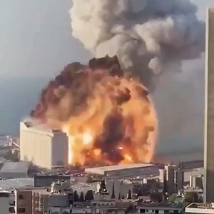 Technology • Innovation on Instagram: "Boom 💣 Massive explosion at the port of Beirut killed more than 80 people, injured 3000 more and sent shockwaves that shattered windows, smashed masonry and shook the ground across the Lebanese capital. • • • • • Follow @learning_electronics 🤖 Follow @viral.electronics 🛸 • • • • • Source: unknown Credit for the original content. No copyright violation intended. All rights reserved to the respective owner. • • • • • #beirut"