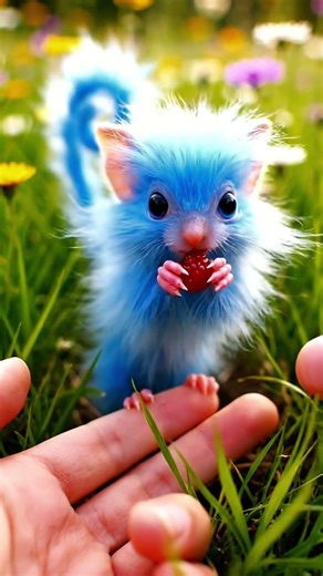 Feeding cute little fantasy animals in different habitats | AI ASMR Video