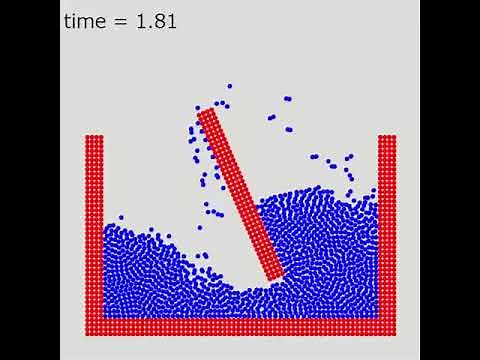 SPH法による回転ブレードのシミュレーション ー Rotating blade simulation using SPH method