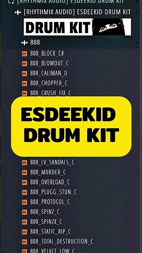 Jerk Drum Kit x Esdeekid Drum Kit x Hoodtrap Drum Kit