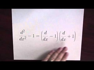 What does d/dx mean by itself? - Week 4 - Lecture 8 - Mooculus