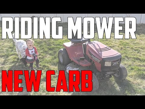 Replacing a Carburetor on a Riding Lawn Mower