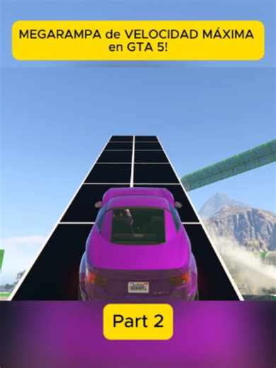 MEGARAMPA de VELOCIDAD MÁXIMA en GTA 5! #hardy #minecraft #compas