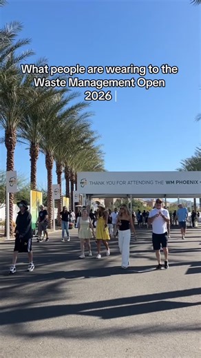 Jordyn Lorene • Everyday Outfit Inspo on Instagram: "What people are wearing at the waste management open 2026 #wastemanagementopen #phoenixopen"