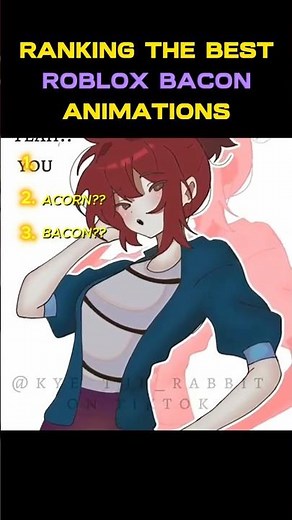 Ranking The Best Roblox Bacon Animations