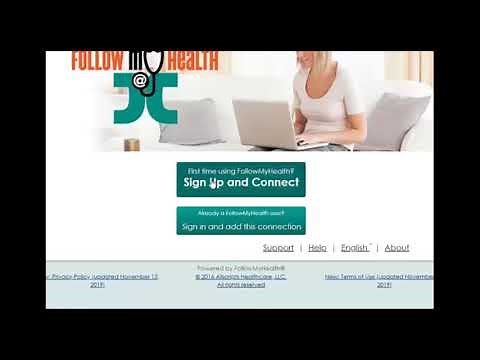 How to Create a Follow My Health Account