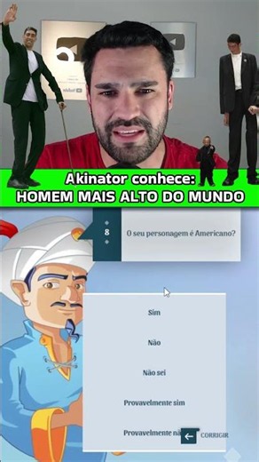 CAN AKINATOR GUESS THE TALLEST MAN IN THE WORLD?