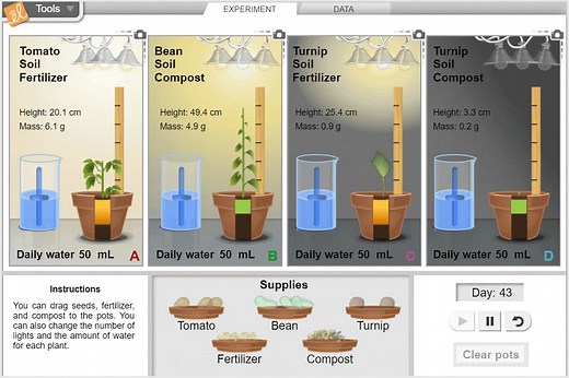 One of our most popular Gizmos has been updated! With upgraded graphics and math models, students can learn even more with our new-and-improved 🌱 Growing Plants Gizmos. Try it here! https://bit.ly/3GUwg09 | ExploreLearning Gizmos