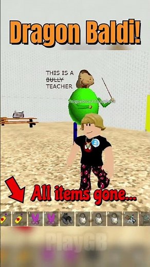 MOST POWERFUL BALDI IN THE WORLD #baldisbasicsplus #roblox #updates