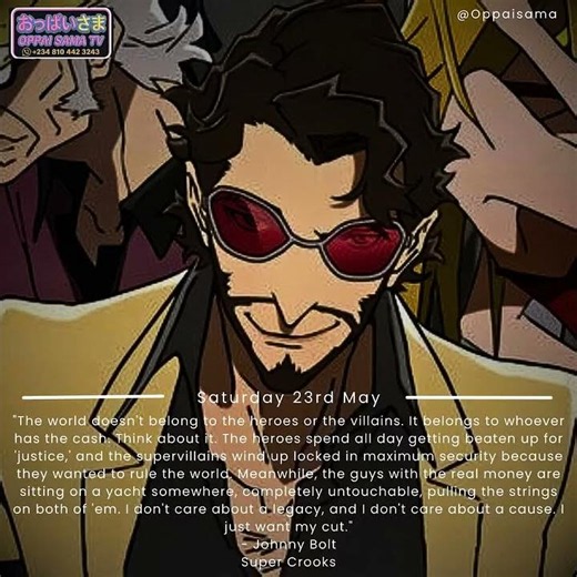 Johnny Bolt’s most BRUTAL line. 💸 #SuperCrooks #Anime