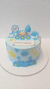 Beautiful new born baby cake making tutorial with fondant . . #newbornbabycake #babycake #welcomecake #welcomebabycake #whippedcreamcake #fondantcake #boycake #girlcake #ajay_kumar0321 Ajåy Kumar | Ajåy Kumar