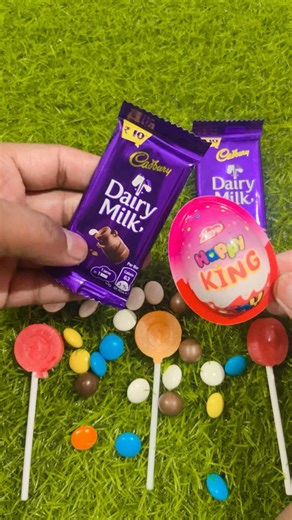 Cadbury Dairymilk Kinderjoy Chocolate🍫Video|#dairymilk #cadbury#gems #candy #lollipop #shorts #asmr