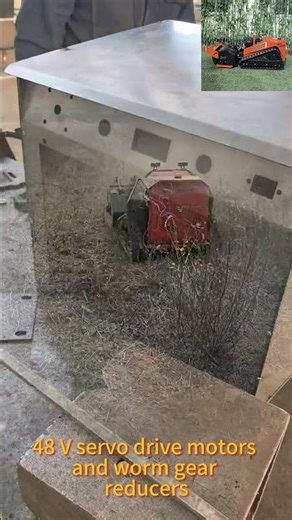 remote control track weed mower made in China #farming #xcavator #mower #lawnmowingbusiness #machine