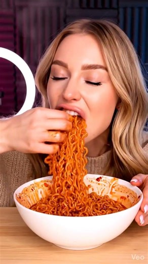 Asmr makan mie pedas #asmr #asmrsounds #asmrvideo