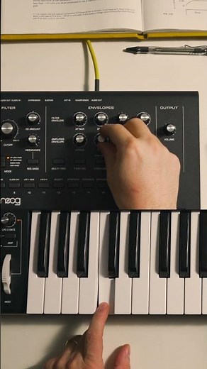 What happens when you pair an analog mono synth with a sampler? 👀