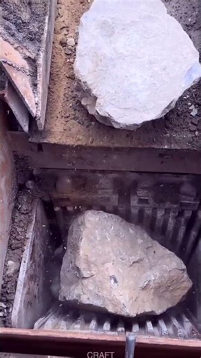 EPIC Power! Stone Crusher Operation – Boulders to Gravel in Seconds!
