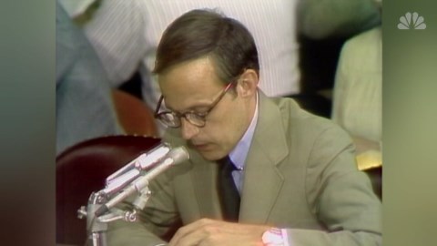Nixon aide John Dean testifies at 1973 Watergate hearing