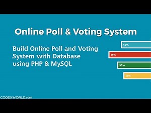 Online Poll and Voting System with PHP & MySQL