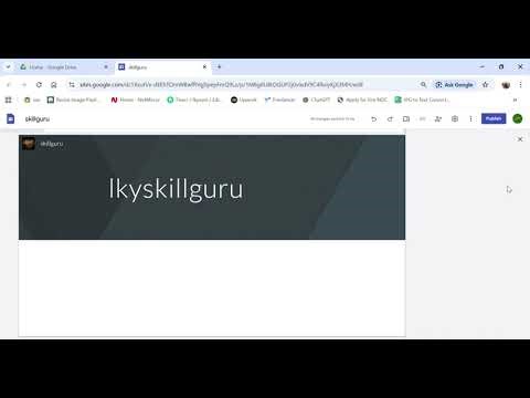 How to Create a Google website free