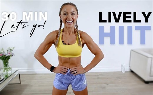 【Caroline Girvan】「考古」30分钟无器械活力HIIT训练｜居家欢乐燃脂