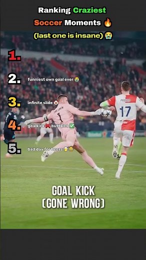 Ranking the CRAZIEST Soccer Moments Ever ⚽😱 | Viral Football Shorts #shorts #soccer #football #viral