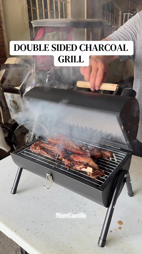 Double Sided Charcoal Grill for Perfect Barbecue