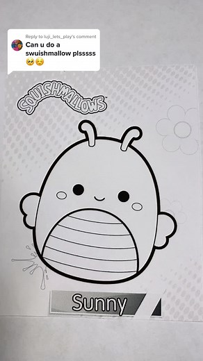 Squishmallows Drawing and Coloring Tutorial