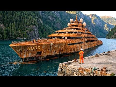 We Restored a $150,000,000 Abandoned Yacht Back to Life — NORD Lürssen 142m Full Rebuild