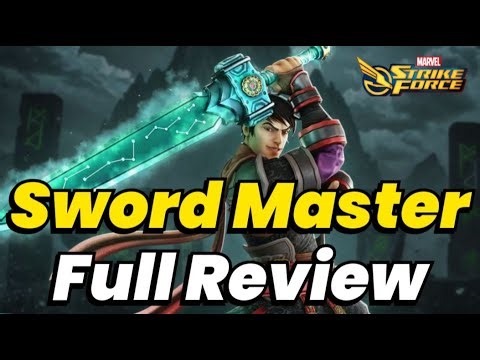 TIME TO CORE!? SWORD MASTER FULL REVIEW! T4 & ISO-8 & RED STAR! IMMORTAL RAIDS | MARVEL Strike Force