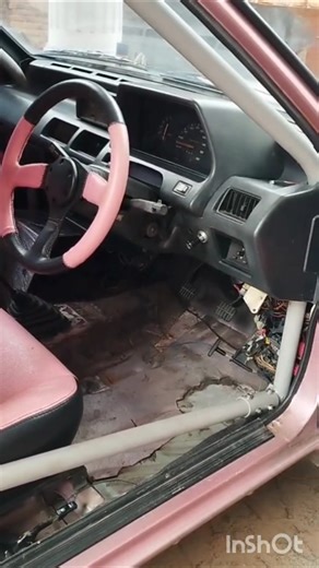 Nissan March Super Turbo Rally Car Interior, Restoration Begins: JKRS AUTOWORKS & COOBIE CAGES