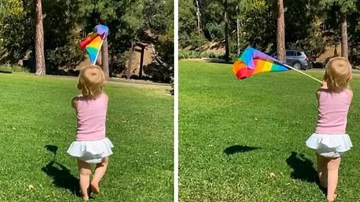 Diane Kruger and Norman Reedus' daughter waves the pride flag