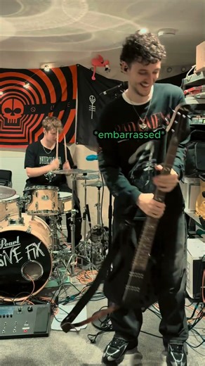 pov: the singer finally tries to help😭 #bandpractice #musician #band #rock #rockband #drummer