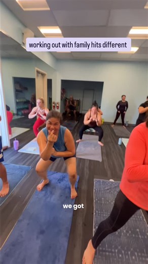 UPLIFT Hot Pilates & Yoga | Today’s classes were full of families working out together🤍🩵 Siblings, grandchildren , partners, in-laws…all showing up side by side. This... | Instagram