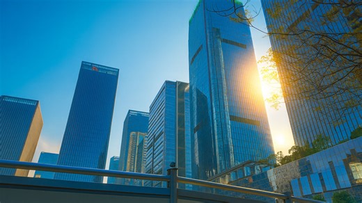 Shenzhen CBD Street Walk – Futian China 4K