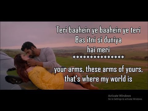 TUM MERE HO FULL SONG LYRICS WITH TRANSLATION | Hate Story 4 | Jubin Nautiyal | Amrita Singh |
