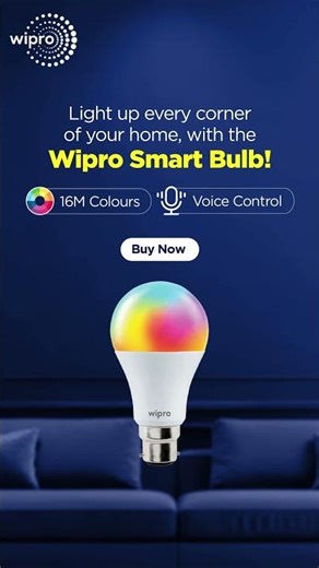 Wipro Smart bulb vertical