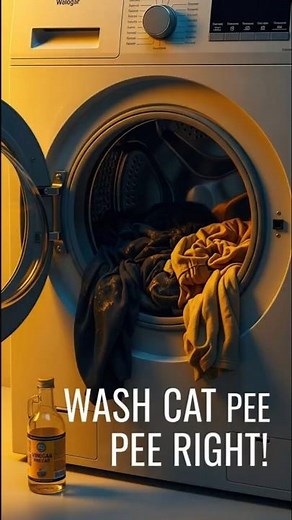 How to Wash Fabrics Right After Cat Pee