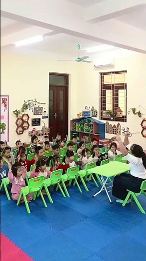 Tiết học "Cảm thụ âm nhạc" dành cho trẻ mầm non #trangtrimamnon #camthuamnhac #giaovienmamnon
