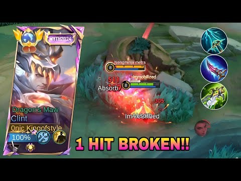 GLOBAL CLINT BEST 1 HIT BROKEN BUILD 2026!! (100% BROKEN) - MLBB