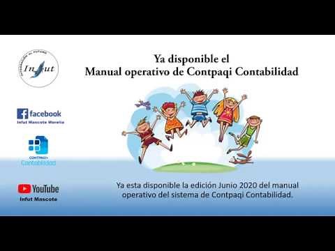 Ya esta disponible en Manual operativo de Contpaqi Contabilidad
