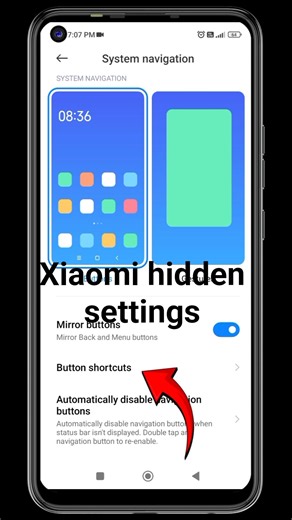 Xiaomi hidden settings 🔥 Button shortcuts #shorts #viral #tech #settings