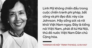 Hanoi Hannah: Giọng đọc đã thành ám ảnh không quên với lính Mỹ