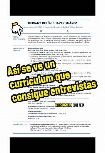 Cómo crear un curriculum vitae que asegure entrevistas