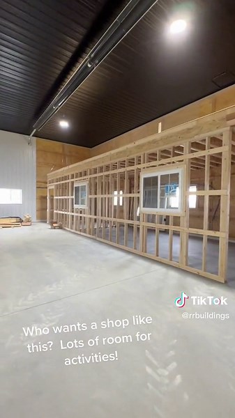 Post Frame Shop Build Out Completion