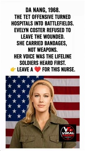 She Refused to Leave the Wounded ❤️🩺 | The Courage of Nurse Evelyn Coster