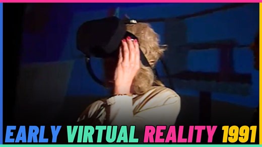 Early Virtual Reality In 1991. #virtualreality #VR #90s #videogames #gamingcommunity #nostalgia #retro #retrogaming #gaming #FacebookGaming | This Week In Gaming