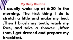 13K views · 192 reactions | My Daily Routine | English Speaking and Listening Practice | Learn English-FirstClass | Facebook