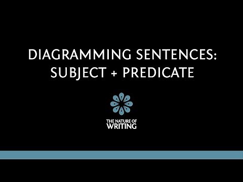 Subjects and Predicates | Diagramming Sentences 1